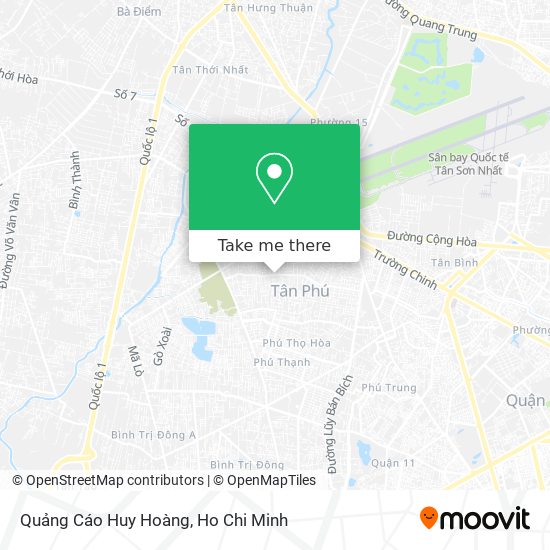 Quảng Cáo Huy Hoàng map