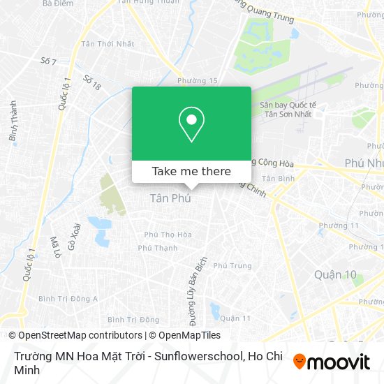 Trường MN Hoa Mặt Trời - Sunflowerschool map