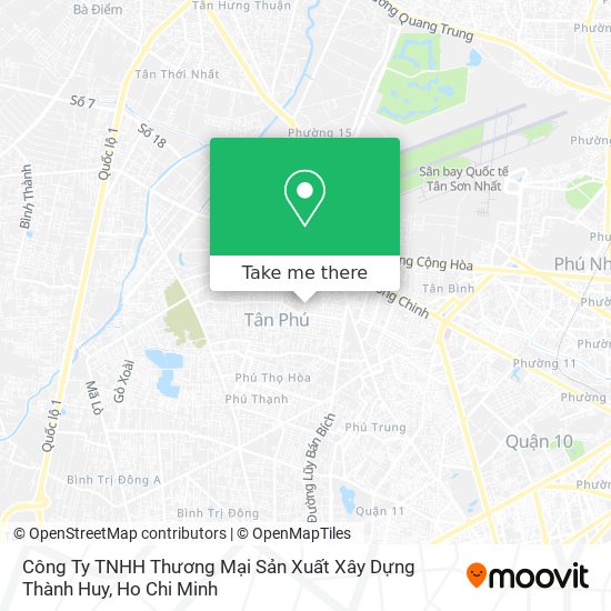 Công Ty TNHH Thương Mại Sản Xuất Xây Dựng Thành Huy map