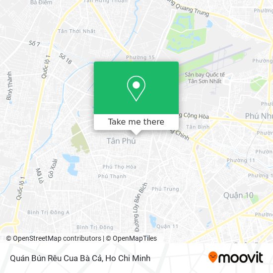 Quán Bún Rêu Cua Bà Cả map