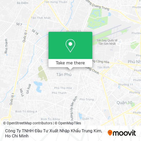 Công Ty TNHH Đầu Tư Xuất Nhập Khẩu Trung Kim map