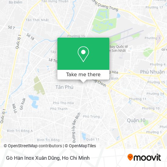 Gò Hàn Inox Xuân Dũng map