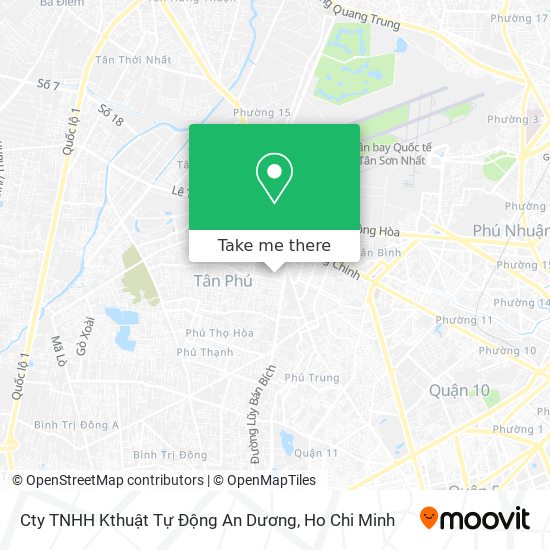 Cty TNHH Kthuật Tự Động An Dương map