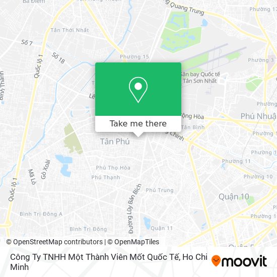 Công Ty TNHH Một Thành Viên Mốt Quốc Tế map