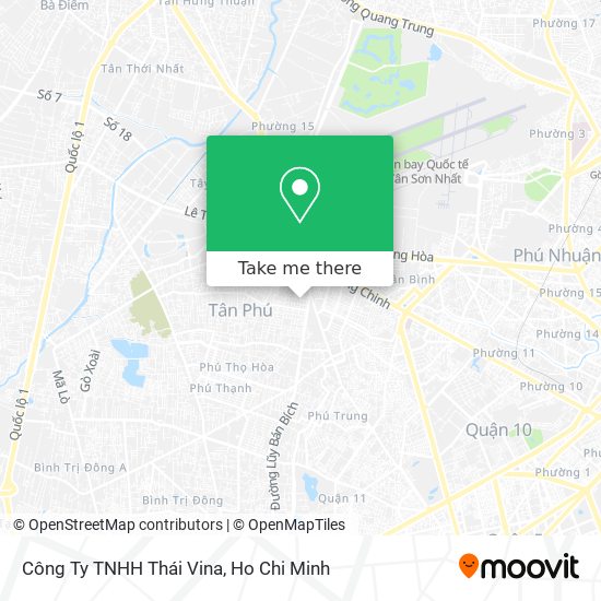 Công Ty TNHH Thái Vina map