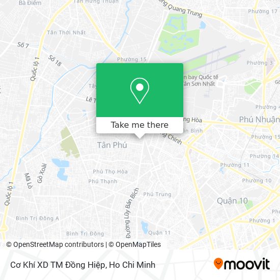 Cơ Khí XD TM Đồng Hiệp map