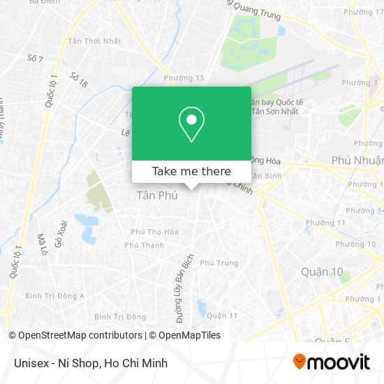Unisex - Ni Shop map