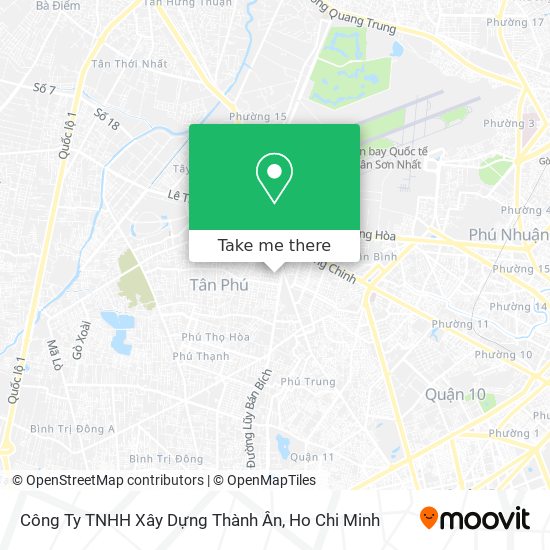 Công Ty TNHH Xây Dựng Thành Ân map