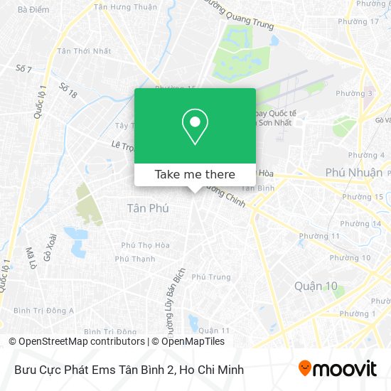 Bưu Cực Phát Ems Tân Bình 2 map