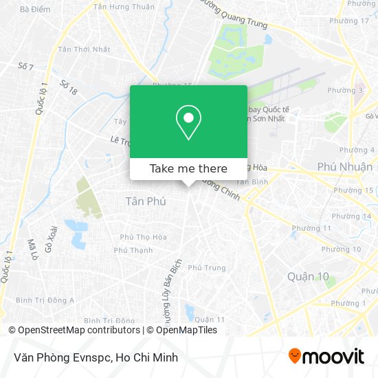 Văn Phòng Evnspc map