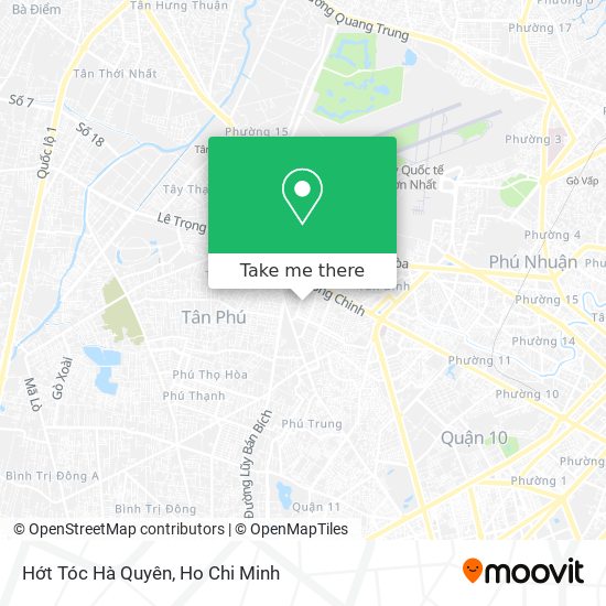 Hớt Tóc Hà Quyên map