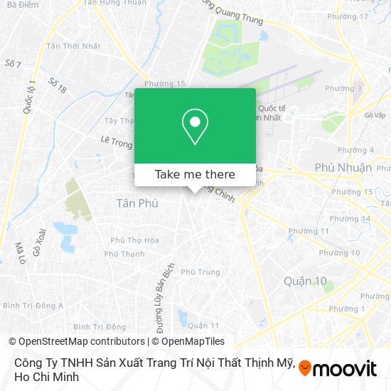 Công Ty TNHH Sản Xuất Trang Trí Nội Thất Thịnh Mỹ map