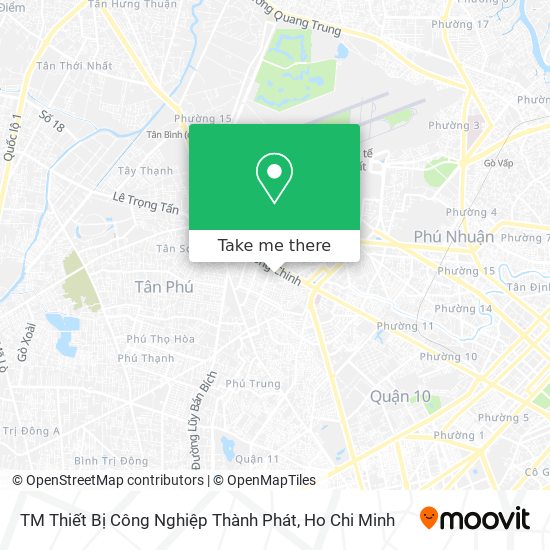 TM Thiết Bị Công Nghiệp Thành Phát map