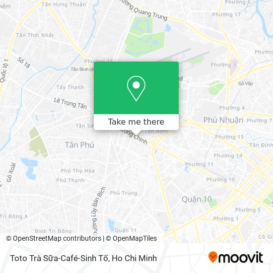 Toto Trà Sữa-Café-Sinh Tố map