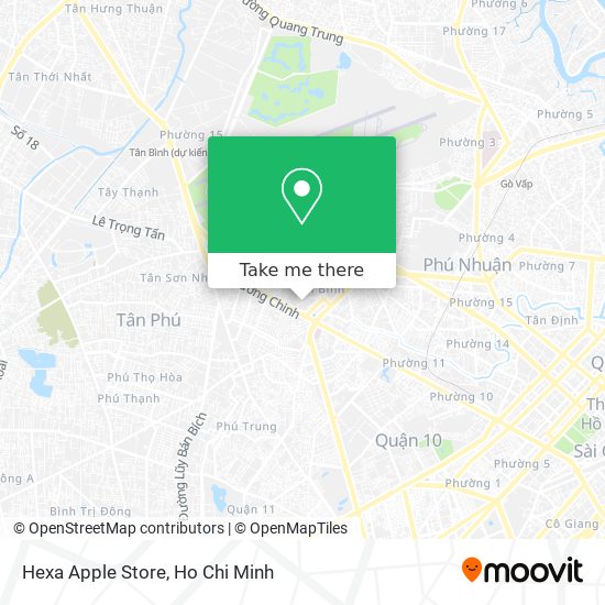 Hexa Apple Store map