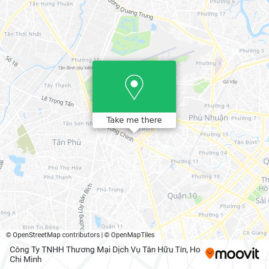 Công Ty TNHH Thương Mại Dịch Vụ Tân Hữu Tín map