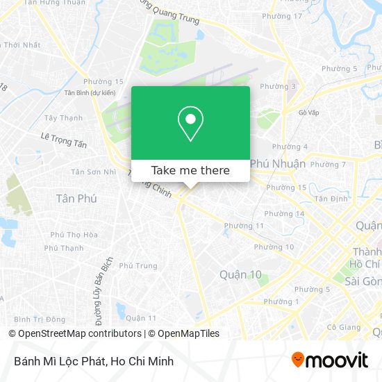 Bánh Mì Lộc Phát map