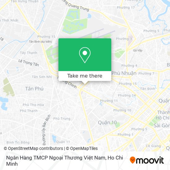 Ngân Hàng TMCP Ngoại Thương Việt Nam map