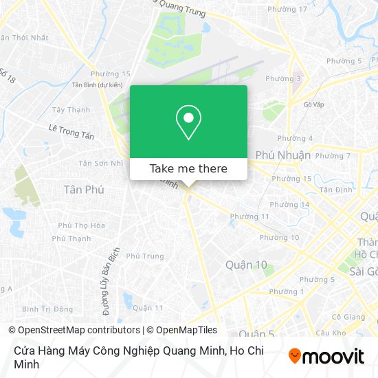 Cửa Hàng Máy Công Nghiệp Quang Minh map