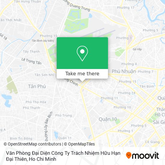 Văn Phòng Đại Diện Công Ty Trách Nhiệm Hữu Hạn Đại Thiên map