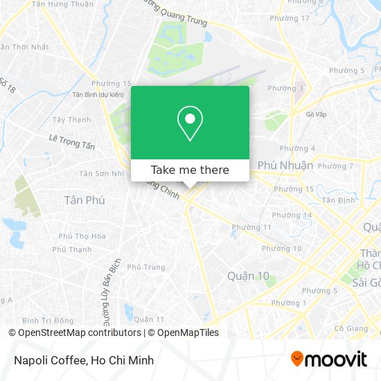 Napoli Coffee map