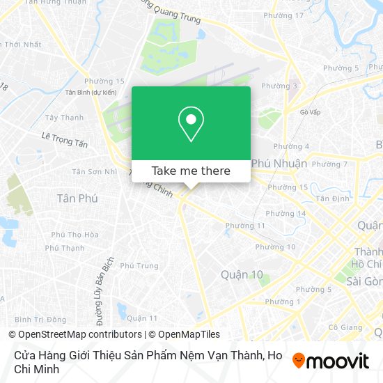 Cửa Hàng Giới Thiệu Sản Phẩm Nệm Vạn Thành map