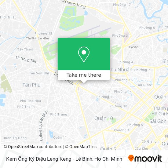 Kem Ống Kỳ Diệu Leng Keng - Lê Bình map