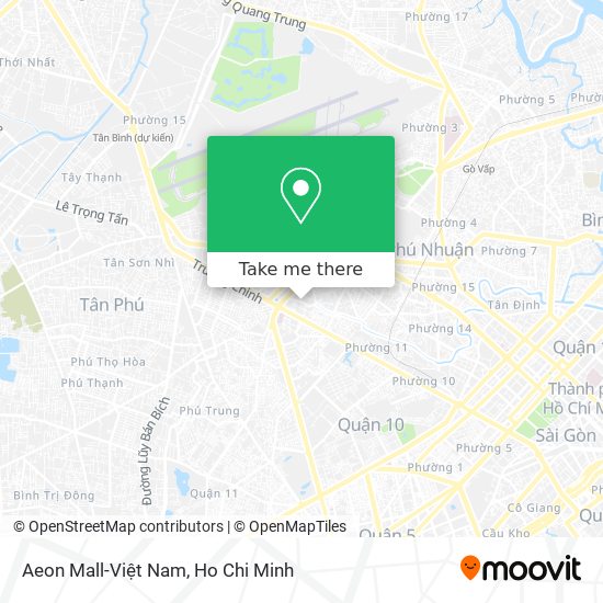 Aeon Mall-Việt Nam map