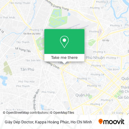 Giày Dép Doctor, Kappa Hoàng Phúc map