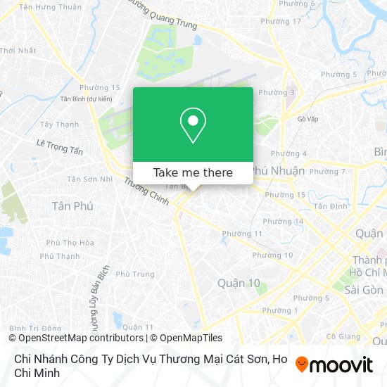 Chi Nhánh Công Ty Dịch Vụ Thương Mại Cát Sơn map