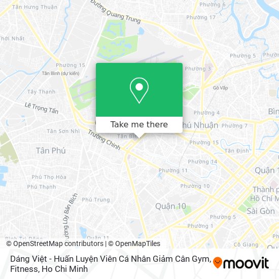 Dáng Việt - Huấn Luyện Viên Cá Nhân Giảm Cân Gym, Fitness map