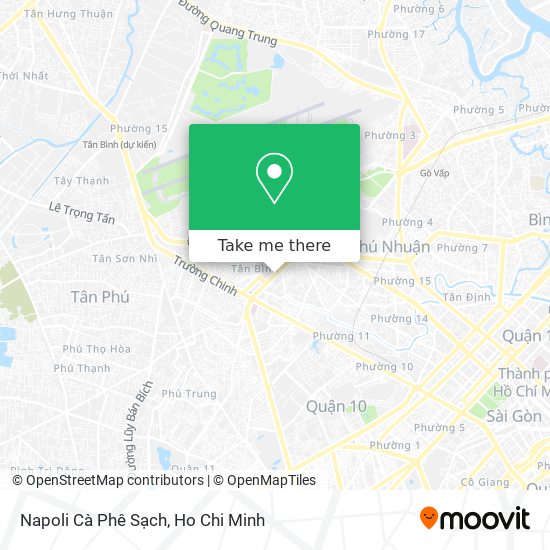 Napoli Cà Phê Sạch map