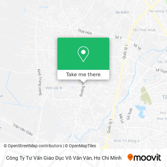 Công Ty Tư Vấn Giáo Dục Võ Văn Vân map