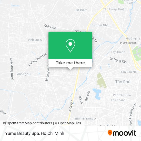 Yume Beauty Spa map
