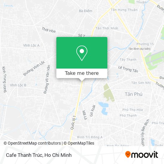 Cafe Thanh Trúc map