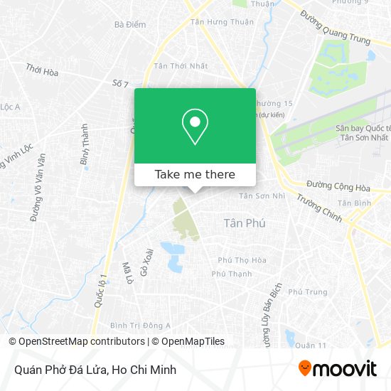 Quán Phở Đá Lửa map