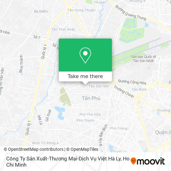 Công Ty Sản Xuất-Thương Mại-Dịch Vụ Việt Hà Ly map