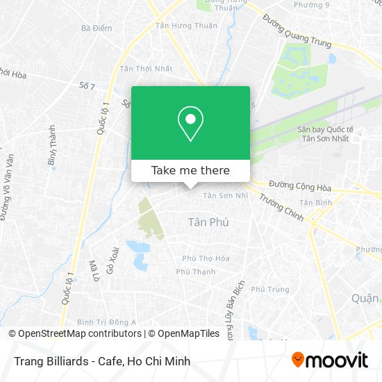 Trang Billiards - Cafe map