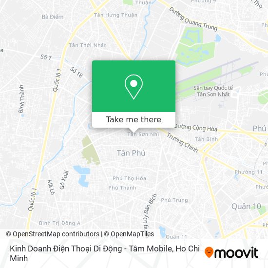 Kinh Doanh Điện Thoại Di Động - Tâm Mobile map