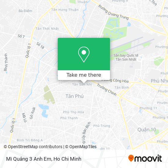Mì Quảng 3 Anh Em map