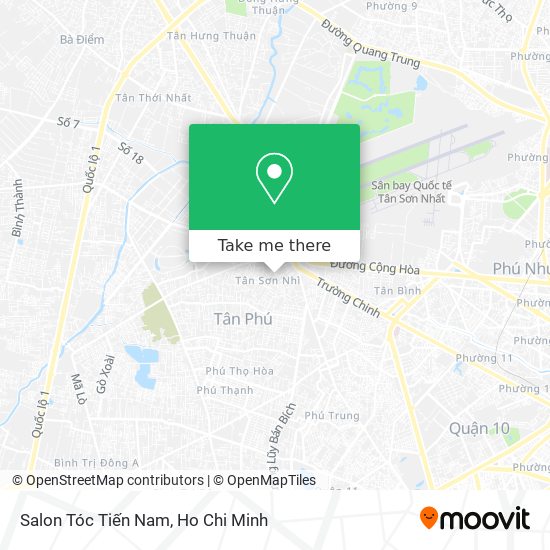 Salon Tóc Tiến Nam map