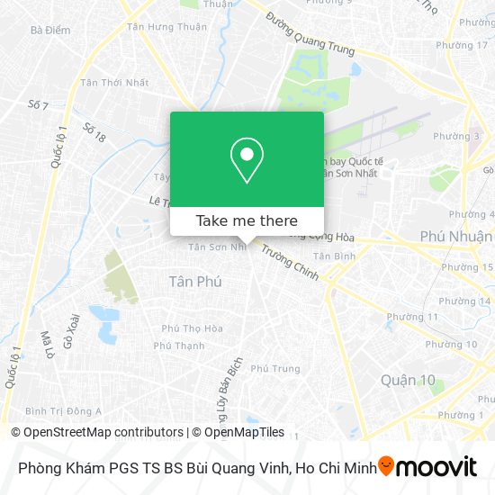 Phòng Khám PGS TS BS Bùi Quang Vinh map