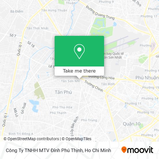 Công Ty TNHH MTV Đỉnh Phú Thịnh map