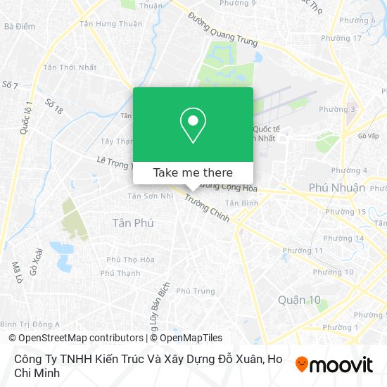 Công Ty TNHH Kiến Trúc Và Xây Dựng Đỗ Xuân map