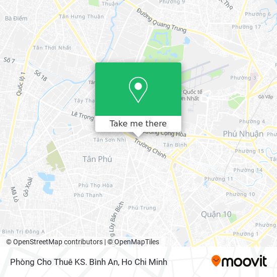Phòng Cho Thuê KS. Bình An map