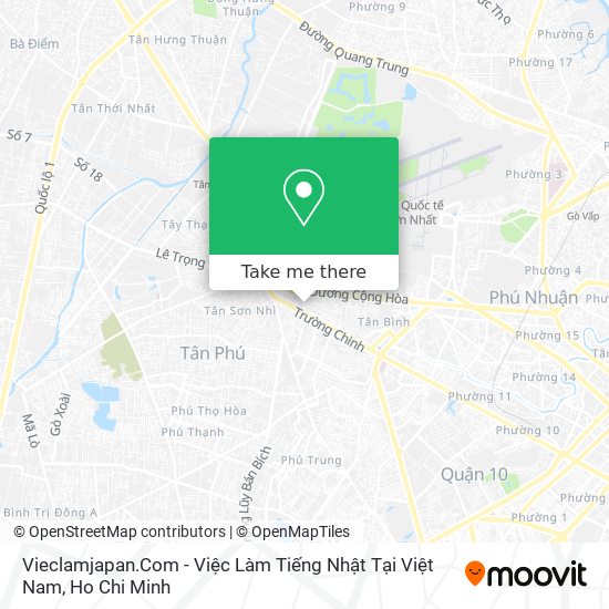 Vieclamjapan.Com - Việc Làm Tiếng Nhật Tại Việt Nam map