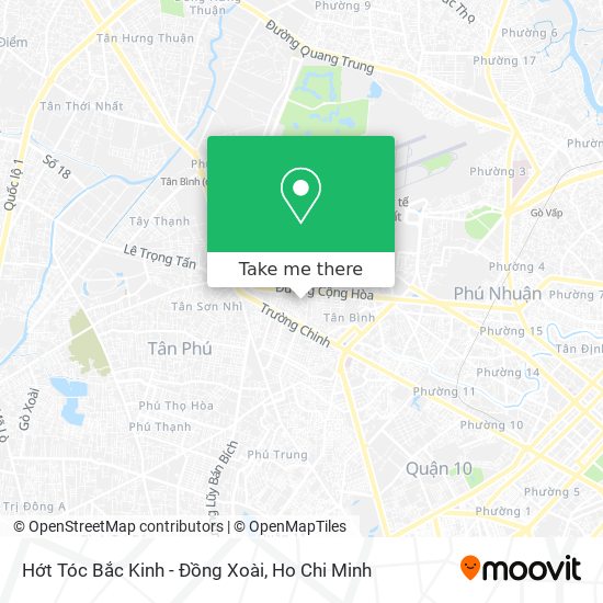 Hớt Tóc Bắc Kinh - Đồng Xoài map