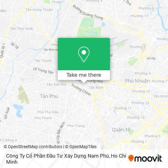 Công Ty Cổ Phần Đầu Tư Xây Dựng Nam Phú map