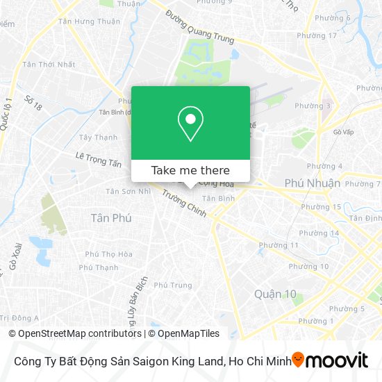 Công Ty Bất Động Sản Saigon King Land map