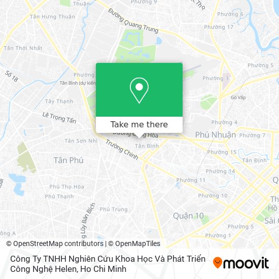 Công Ty TNHH Nghiên Cứu Khoa Học Và Phát Triển Công Nghệ Helen map